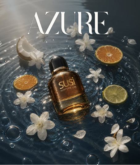 Susi Perfumes Azure campaign